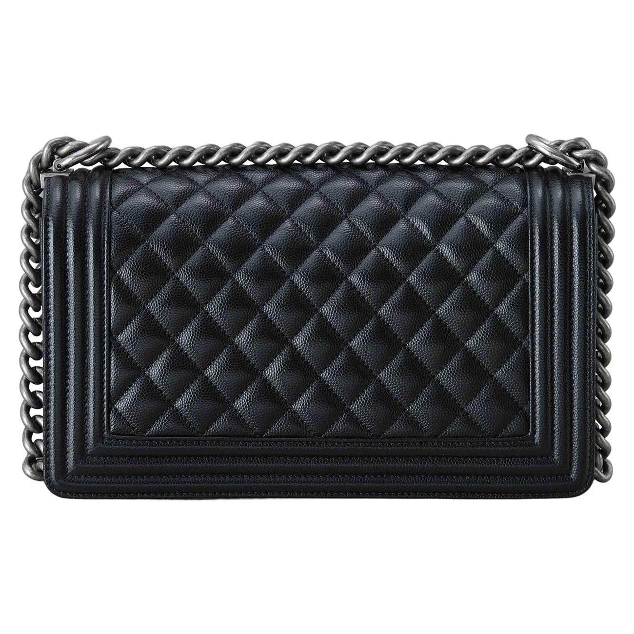 CHANEL(USED)샤넬 캐비어 보이샤넬 미듐 플랩백
